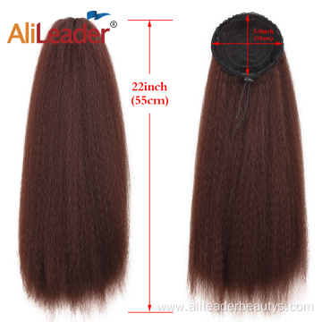 Wet and Wavy Drawstring Ponytail Styles Afro Women